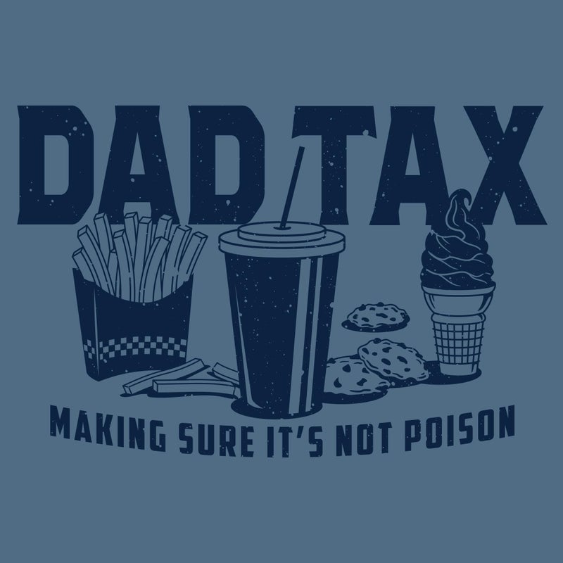 Grunt Style Dad Tax Men's T-Shirt - (Captain's Blue, Small) - Image 5