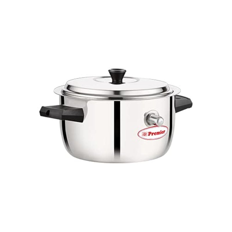 Premier Premier Stainless Steel Milk Boiler 1 Liter Durable Stainless Steel Construction for Even Heat Distribution HeatResistant Handle SpillProof Lid and Sleek Design  - Image 1