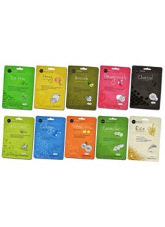 Celavi Cosmetics Celavi Collagen Face Mask (10-Sheets) Korean Skincare  - Image 1