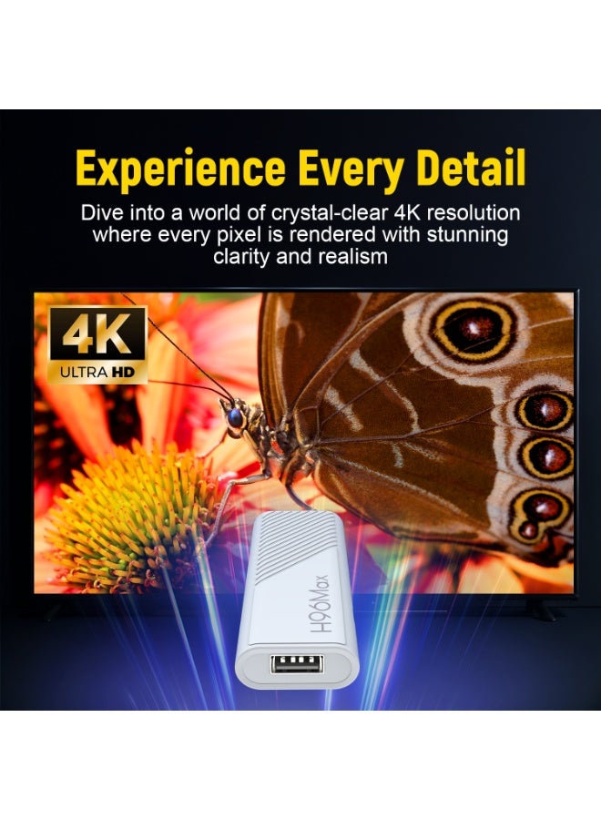 Android TV Stick 14.0 2025, 4K Streaming Device with Bluetooth Voice Remote, 2GB RAM 16GB ROM, Quad-Core CPU, WiFi 6, BT 5.0, HDR10, Smart TV Sticks for Home - Image 4