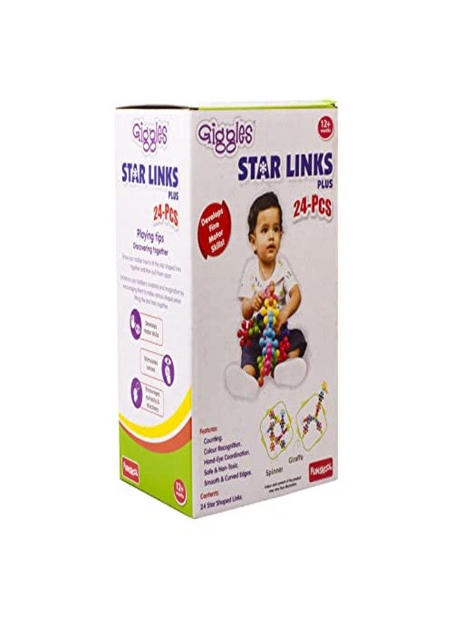 Giggles Funskool Star Link Plus, Educational & Creative Construction Toy Blocks for Kids, Encourages Learning & Development, Fun Activity for Preschoolers, Gift Set for Kid, Age 12+ Months - Image 5