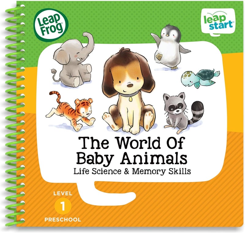 LeapFrog LeapStart Preschool 4-in-1 Activity Book Bundle with ABC, Shapes & Colors, Math, Animals - Image 2