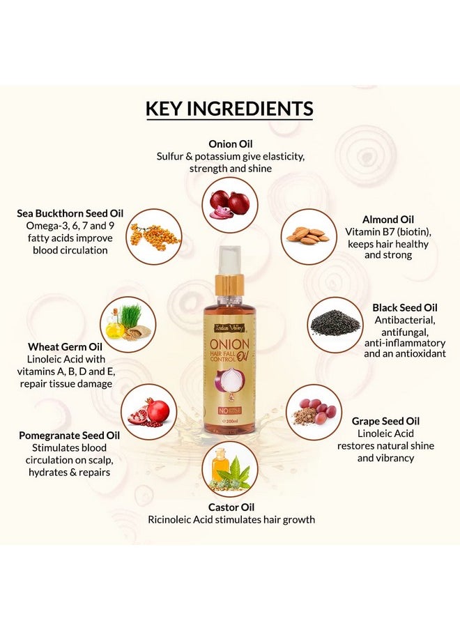 Indus Valley Indus Valley 100% Organic Onion Oil For Hair Fall Control-200 ml  - Image 3