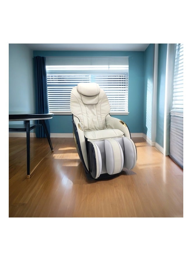 اى مساج    آي مساج كرسي تدليك بتصميم عصري مع آلية التدليك ثلاثية الأبعاد بيج 84 x 69 x 146 سم AM-1098F - Image 4