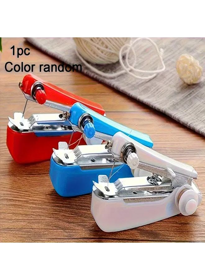 Assorted Colors Portable Handheld Sewing Machine Adjustable Tension One Touch Operation - Image 2