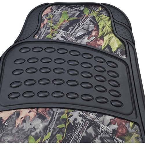 BDK Camouflage 4 Piece All Weather Waterproof Rubber Car Floor Mats - Fit Most Car Truck SUV, Trimmable, Heavy Duty - MT-684-CM - Image 4