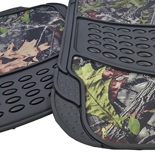 BDK Camouflage 4 Piece All Weather Waterproof Rubber Car Floor Mats - Fit Most Car Truck SUV, Trimmable, Heavy Duty - MT-684-CM - Image 5