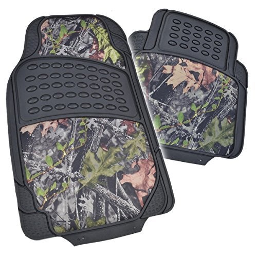 BDK Camouflage 4 Piece All Weather Waterproof Rubber Car Floor Mats - Fit Most Car Truck SUV, Trimmable, Heavy Duty - MT-684-CM - Image 3