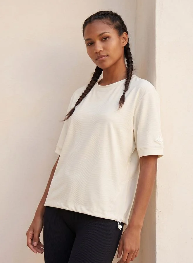 Kappa Textured 4-Way Stretch T-shirt