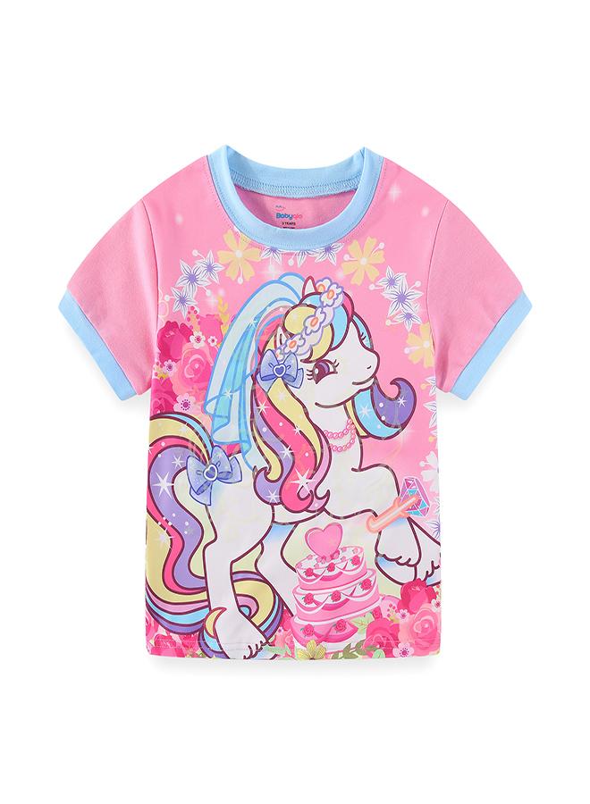 babyqlo Magical Pony Cake Party Dreams Pajama Set - Image 5