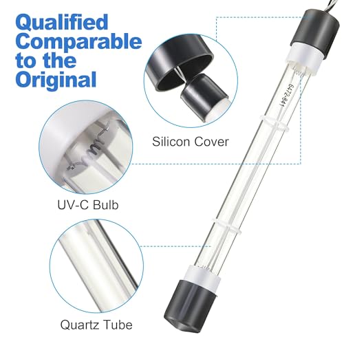 Kittmip 6472-841 Pool and Spa UV Bulb Replacement Parts Compatible with Sundance Hot Tub Spas Water Purification System, Complete Assemble with Gasket and Connector (2) - Image 2