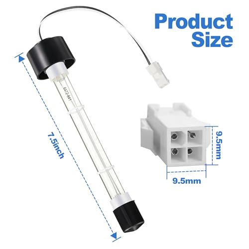 Kittmip 6472-841 Pool and Spa UV Bulb Replacement Parts Compatible with Sundance Hot Tub Spas Water Purification System, Complete Assemble with Gasket and Connector (2) - Image 3