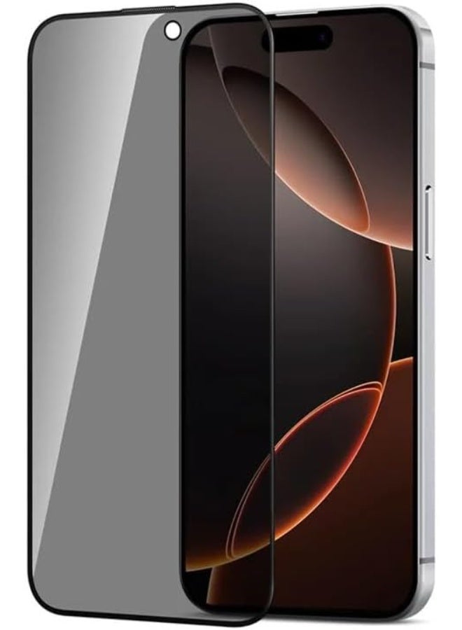 Screen Protector GLASS PRIVACY for iPhone 16 BLACK - Image 1