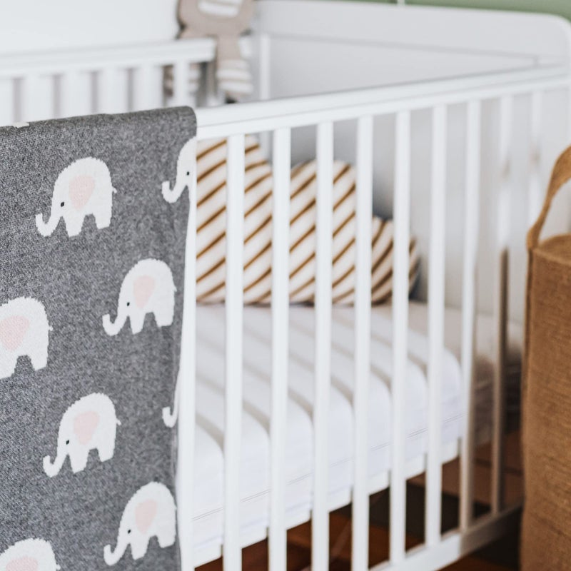 Guardmax Jersey Knitted Mini Crib Size Zippered Mattress Encasement - Waterproof & Bed Bug Proof Mattress Protector - Comfortable, Soft, and Noiseless Zippered Bedding - Dust Mite Proof (24 x 38 x 3) - Image 3