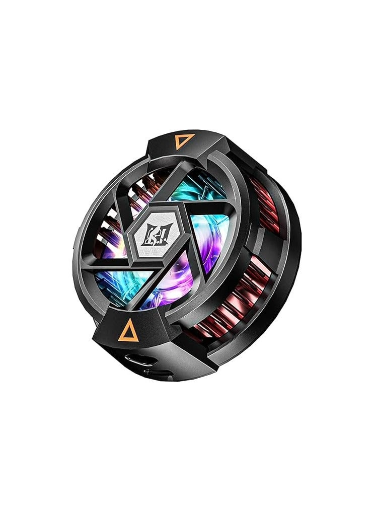 MagSafe-Compatible Mobile Phone Cooler – Silent Cooling Fan for Gaming, Streaming, and Vlogging, for iOS & Android Devices (4–6.7 inch) - Image 1