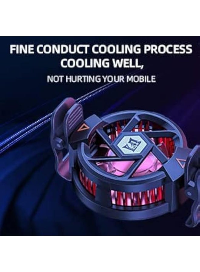 MagSafe-Compatible Mobile Phone Cooler – Silent Cooling Fan for Gaming, Streaming, and Vlogging, for iOS & Android Devices (4–6.7 inch) - Image 3