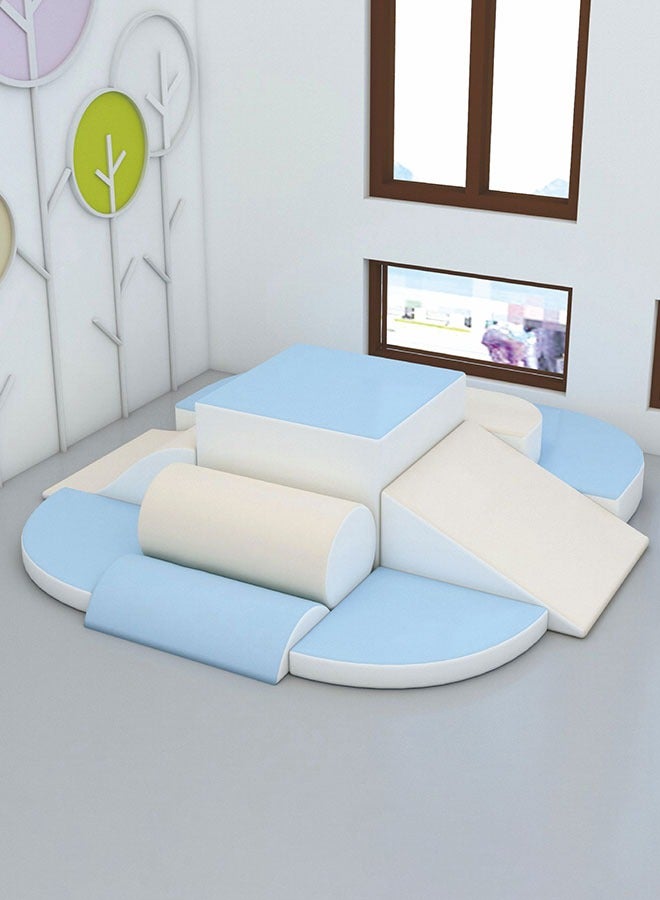 JSAITOYS Children's Indoor Soft Play Mat Set - Interlocking Foam Tiles for Baby Crawling & Play - Image 1