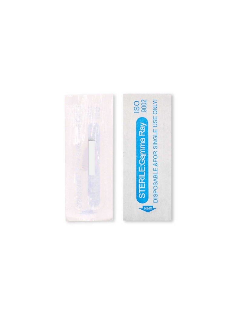 IOLITE Microblading 12 Prong Slant Flat Needle IC12PWHT SPMU NEEDLE Size 18mm one-time use disposable blade Sterile packaged 12pcs - Image 2