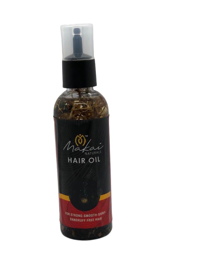 makai NATURALS makai Naturals Brand Ayurvedic herbal Jadibuti Hair Oil 100 ml  - Image 3