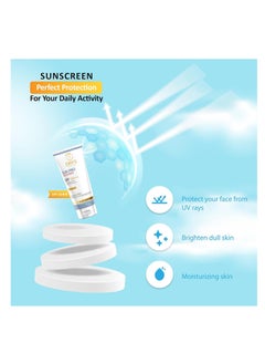 7 Days 7 DAYS Sunscreen SPF 50 PA++++ | Lightweight with Multi-Vitamins-No White Cast | Broad Spectrum for Women & Men | for Oily | Normal & Combination Skin | UV + Blue Light Protection(50 Gm)  - Image 3