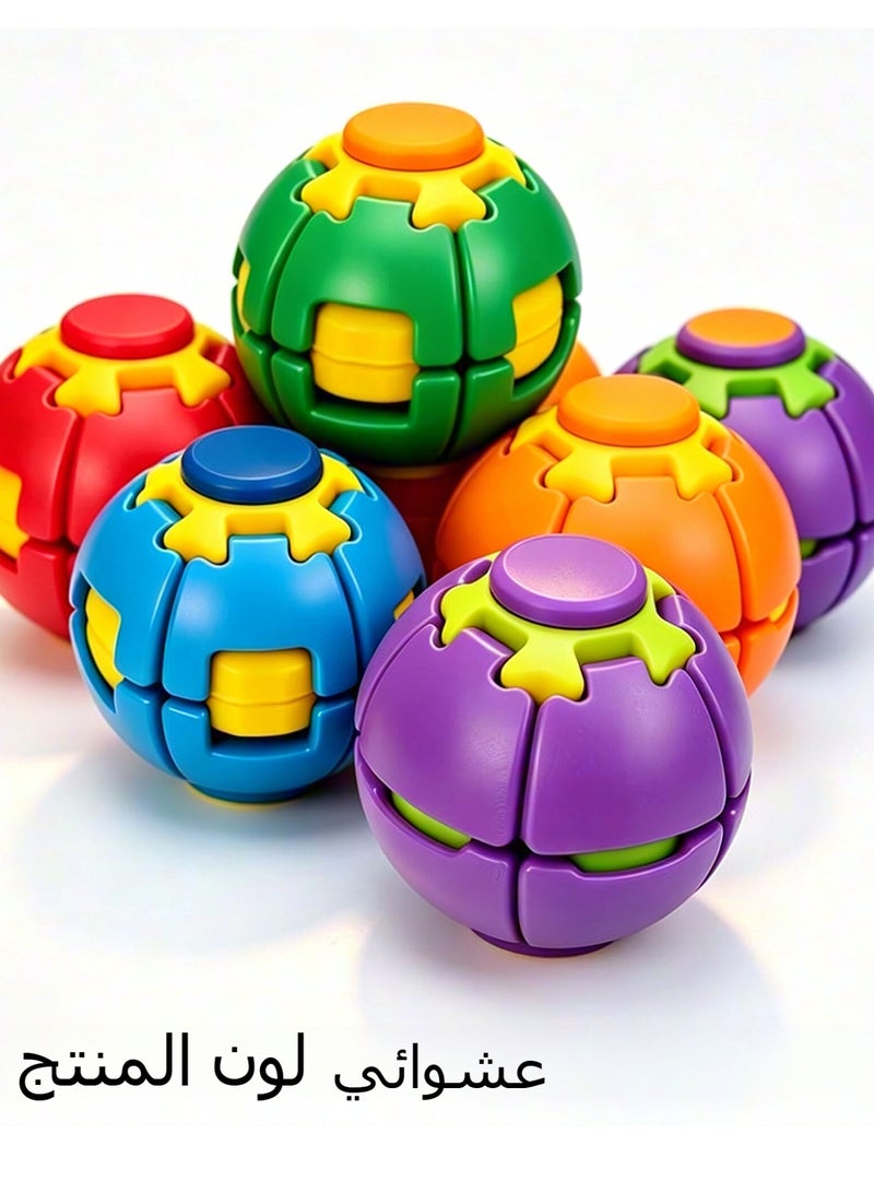 3D Printed Twist Sphere Fidget Ball, Stress Relief Hypnotic Spinner Toy - Image 5