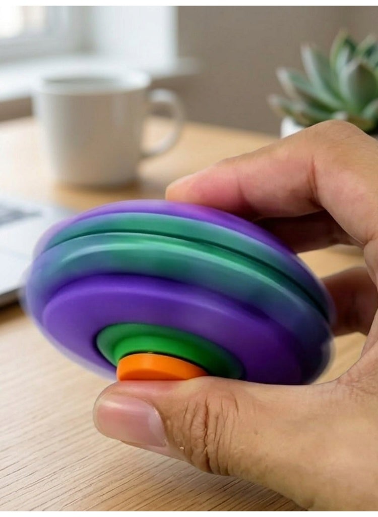 3D Printed Twist Sphere Fidget Ball, Stress Relief Hypnotic Spinner Toy - Image 3