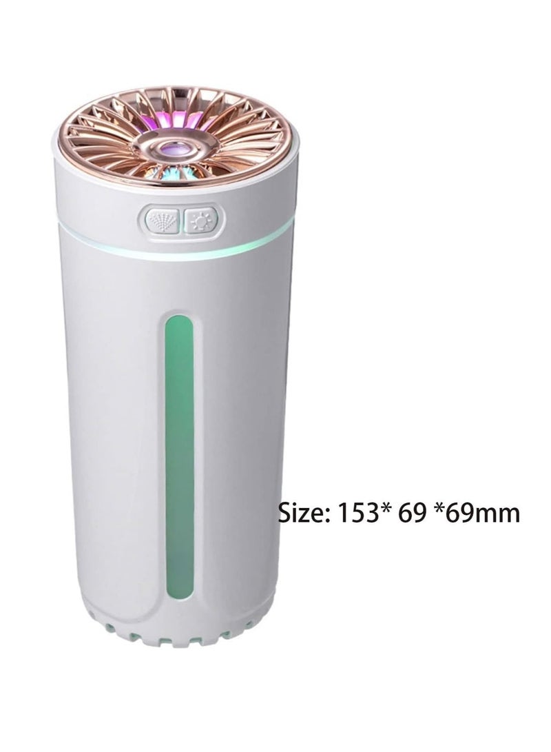 Car Humidifier Air freshner,Cool Mist Humidifier, Ultra Quiet Humidifiers with Auto Shut-Off Function and Two Spray Modes, and Night Light Function, USB Air Humidifier,for Car home office.  - Image 2
