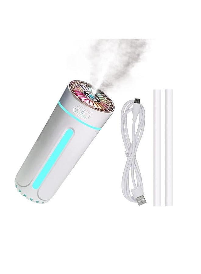 Car Humidifier Air freshner,Cool Mist Humidifier, Ultra Quiet Humidifiers with Auto Shut-Off Function and Two Spray Modes, and Night Light Function, USB Air Humidifier,for Car home office.  - Image 1