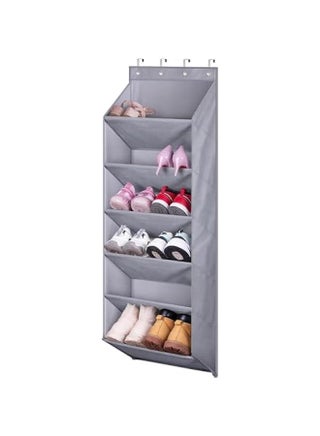 Door Shoe Rack with Deep Pockets for 14 Pairs of Shoe Organizer Over the Door Hanger for Closet and Dorm Narrow Storage (6 Tier) - pzsku/ZA1383EF8C8C2A4E29C96Z/45/_/1727876381/dbc70694-4ec7-4b3f-be5e-fd9c34c9576c