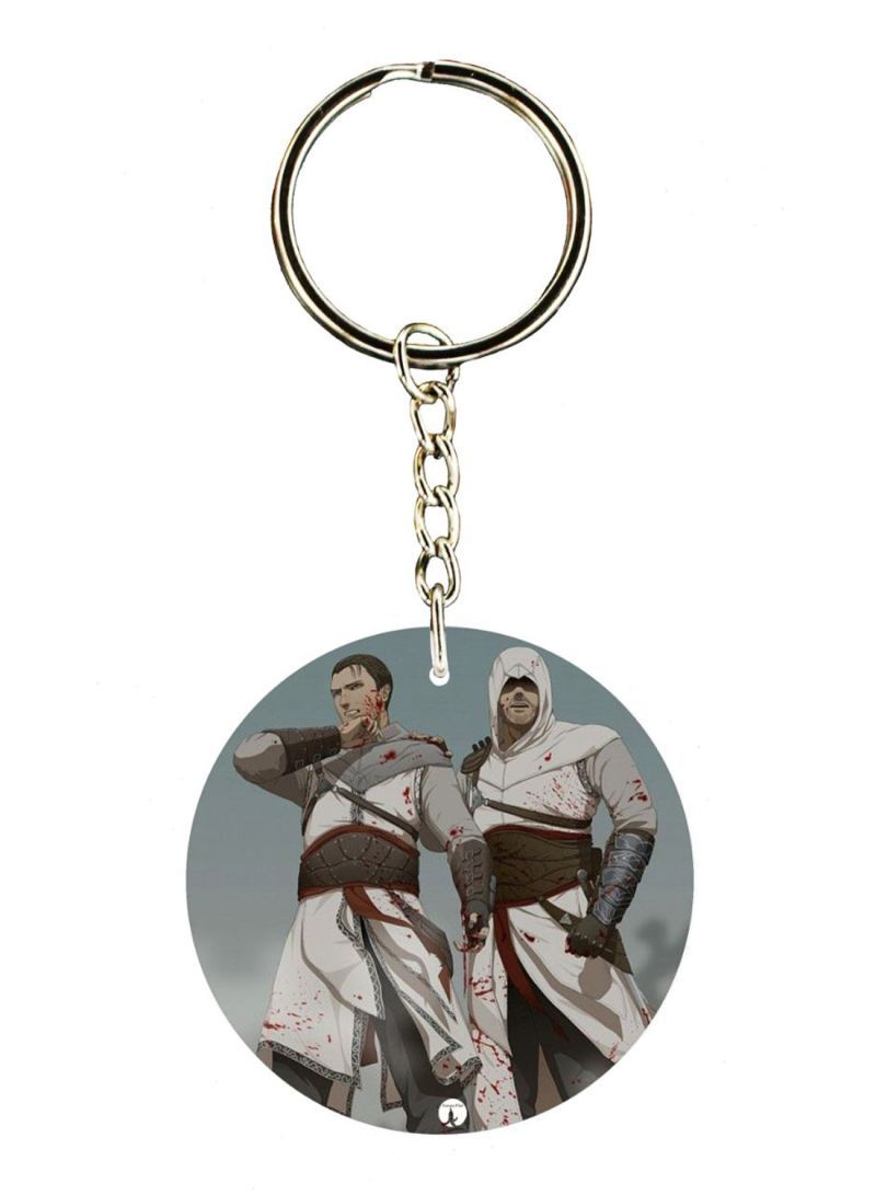 RKN Assasins Creed Double Side Printed Keychain
