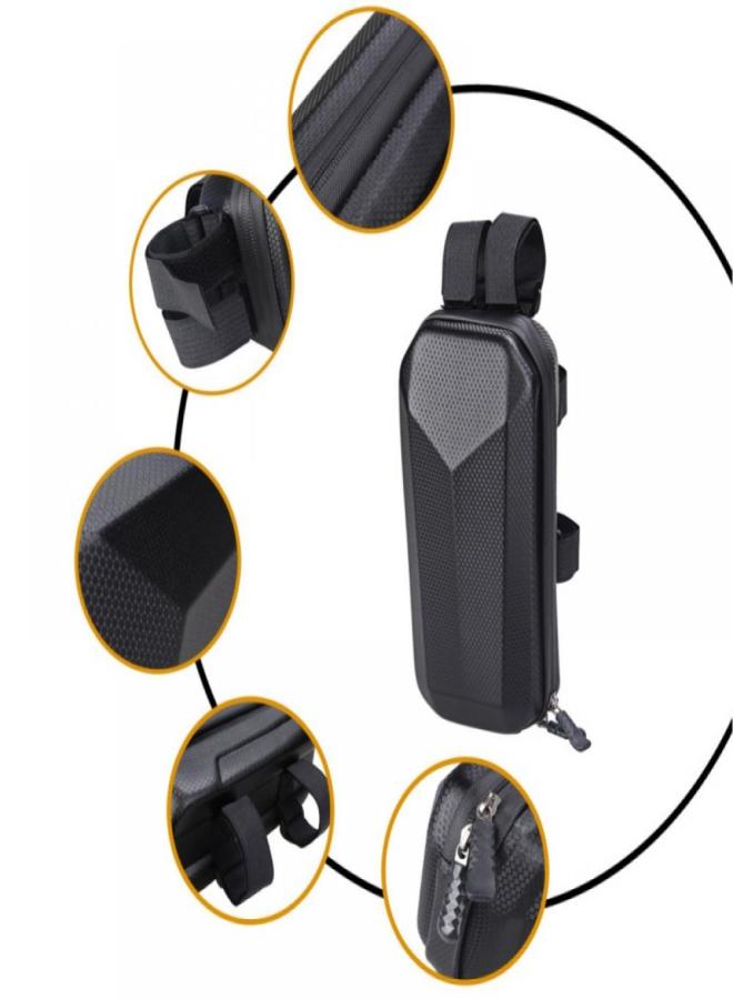 Generic Waterproof Scooter Storage Bag 2L, Hard Shell Scooter Handlebar Bag, Front Hanging Bag for Electric Scooter, Scooter Accessories for Adults  - Image 3