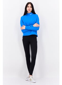 Champion Women Sportswear Fit Long Sleeves Outdoor Sweatshirt, Blue  - Image 4
