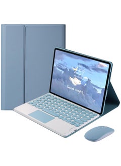 General Touchpad Keyboard Case for Xiaomi Pad 6/6 Pro 11.0 Inch Tablet, Invisible Pen Slot,Keyboard Case Cover with Cute Round Key Detachable TouchPad Keyboard & Mouse  - Image 1