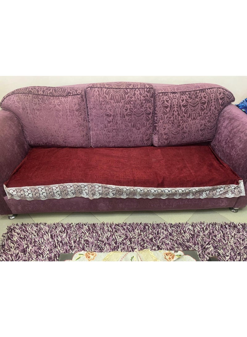 مفرش شانيليا لتغطية الكنب من خامة متينة وتصميم حديث 75 سم * 190 سم - Image 2