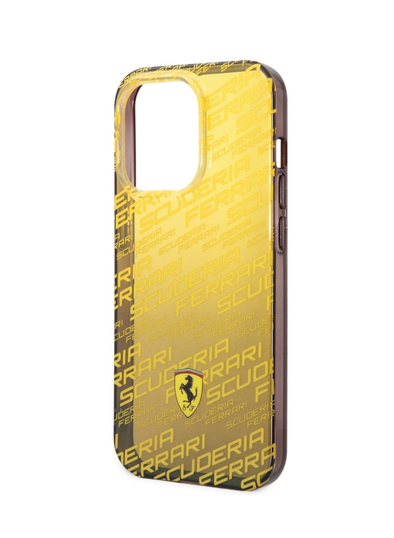 Ferrari Gradient PC/TPU Case With Allover Scuderia & Dyed Bumper For iPhone 14 Pro Max - Image 4