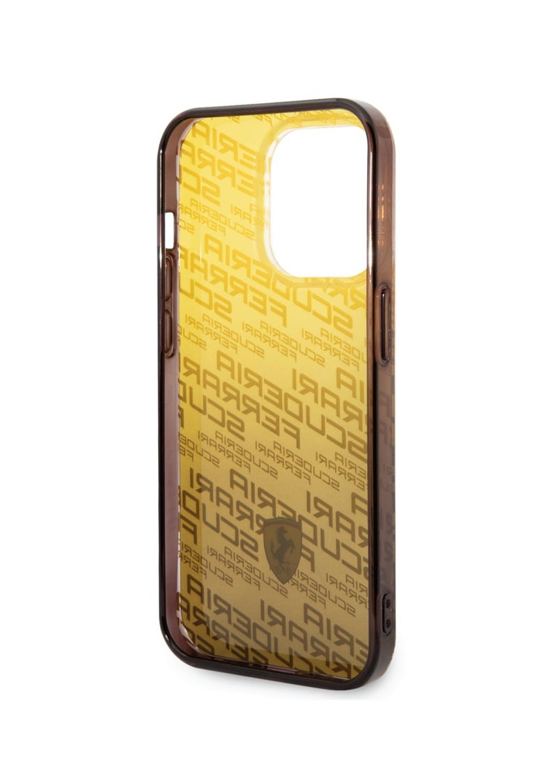 Ferrari Gradient PC/TPU Case With Allover Scuderia & Dyed Bumper For iPhone 14 Pro Max - Image 5
