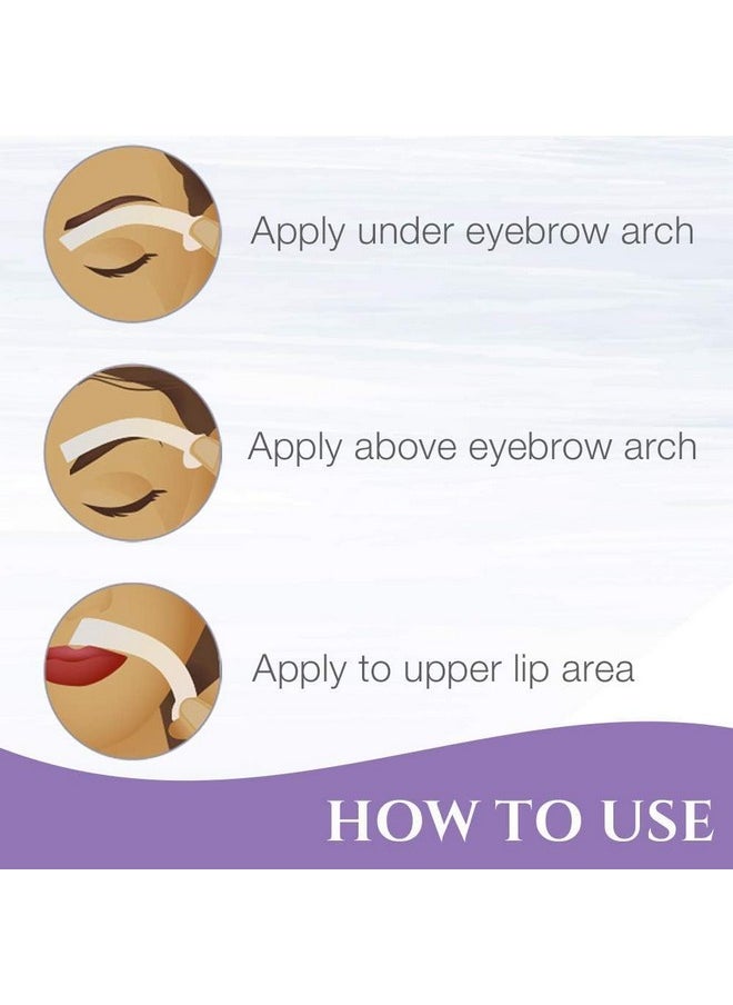 Satin Smooth Satin Smooth EZ Grip Non-Woven Contour Waxing Strips, Facial Strip, 100 ct  - Image 5