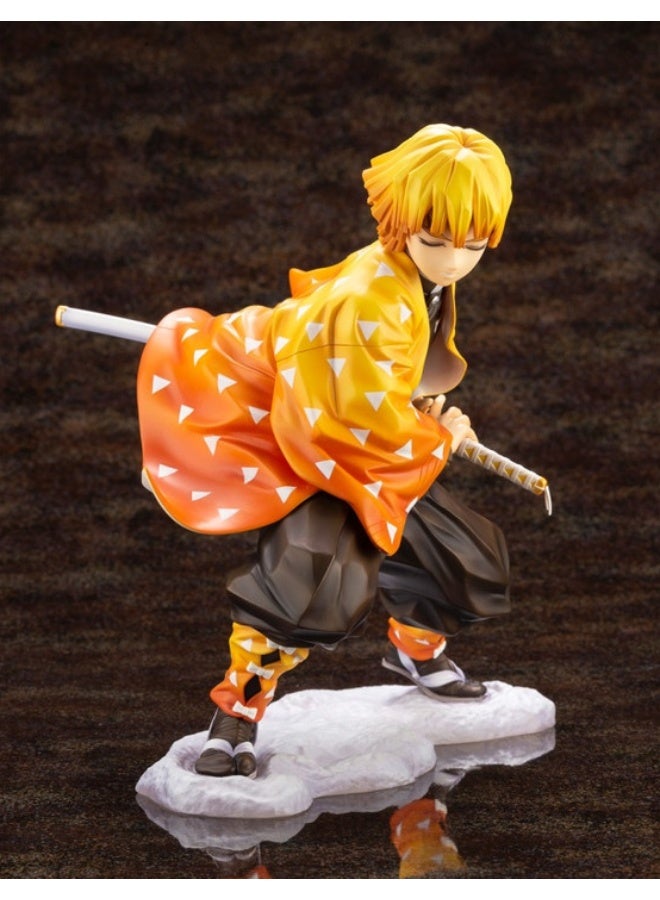 Kotobukiya Kotobukiya ARTFX J Zenitsu Agatsuma 1/8 Scale Figure (Demon Slayer: Kimetsu no Yaiba)
