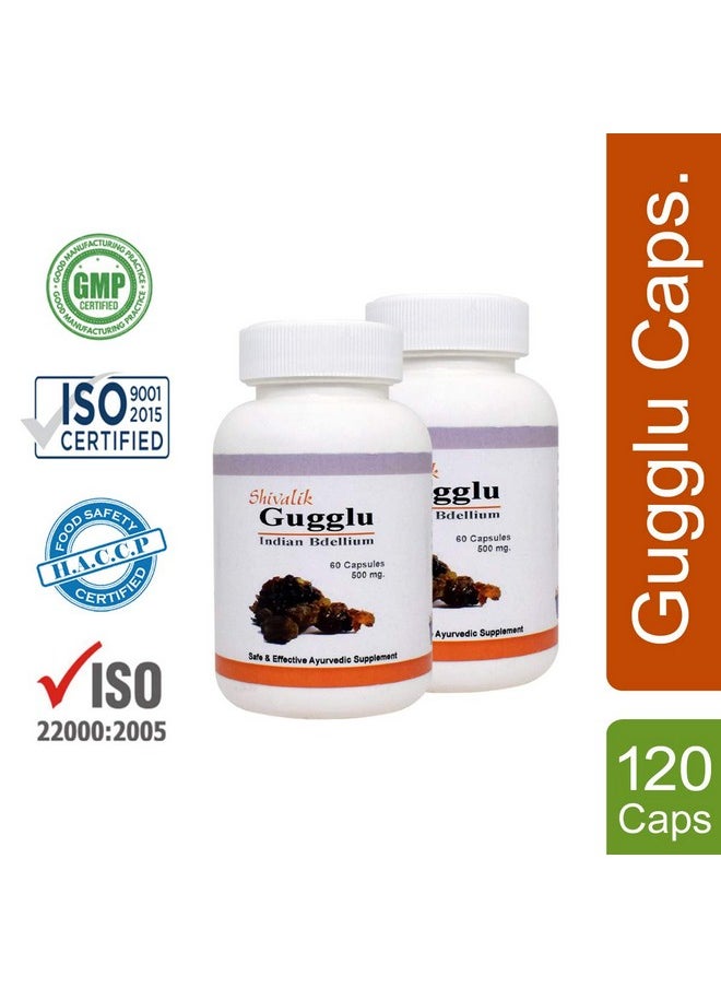Shivalik Herbals Gugglu- Commiphora Mukul - 120 Capsules  - Image 2