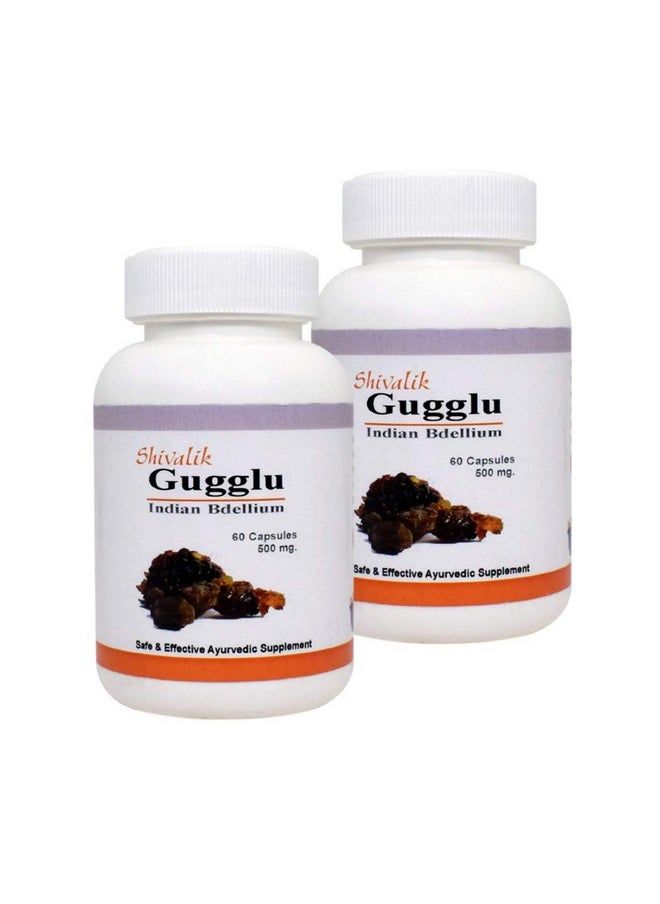 Shivalik Herbals Gugglu- Commiphora Mukul - 120 Capsules  - Image 1