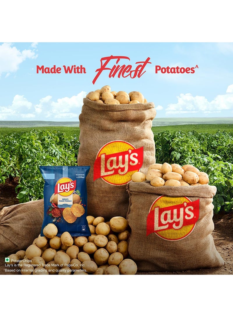 Lay's Lays Potato Chips - Masala Magic, 80gm/82gm (Weight May Vary) - Image 4