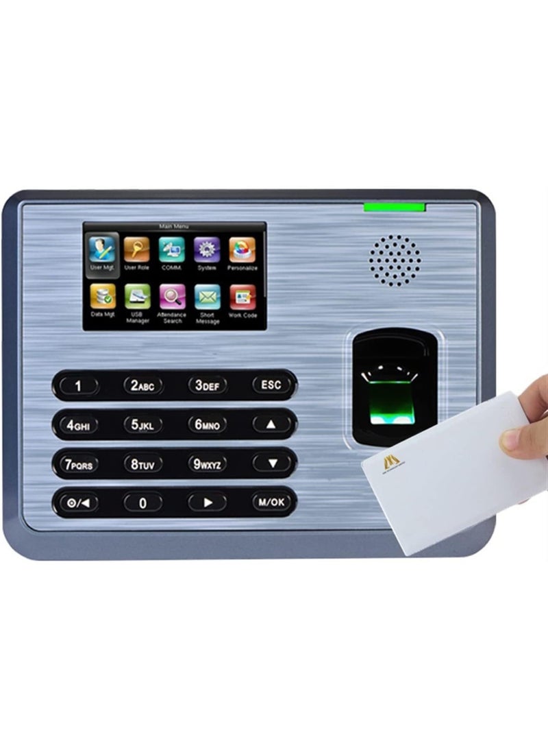 ZK TECHO ZKTeco ZK-TX628-ID Time attendance machine for 10000 persons with 12 5KHZ RFID Card Reader TCP/IP USB Employer Biometric Time Attendance - Image 1