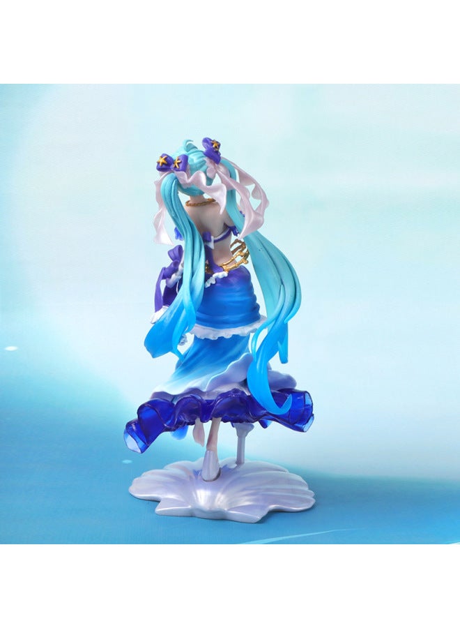 توريد الشركات المصنعة TAITO Hatsune Future Mermaid MiKu Mermaid Princess حلي مصنوعة يدويًا - اللون: حورية البحر Hatsune (جودة عالية مع صندوق ألوان) - Image 5