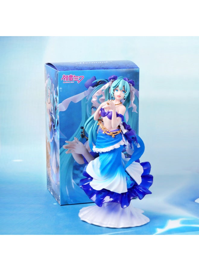 توريد الشركات المصنعة TAITO Hatsune Future Mermaid MiKu Mermaid Princess حلي مصنوعة يدويًا - اللون: حورية البحر Hatsune (جودة عالية مع صندوق ألوان) - Image 4