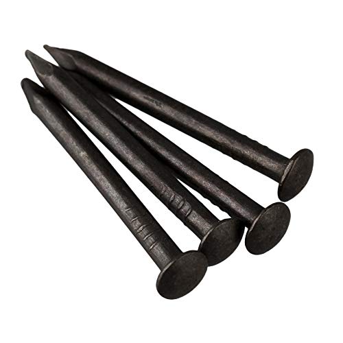 RDEXP Black Round Head Wood Screw Nail Decorative Furniture Miniature Nail Lenght 1.8cm/0.71" Pack of 50 - Image 3