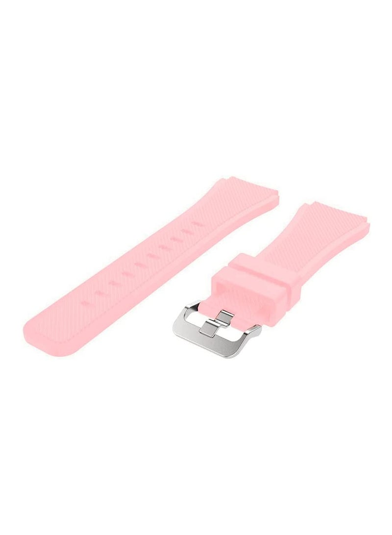 VITION Strap for Huawei GT/Huawei GT 2 (46mm) GT2 Pro /Samsung Galaxy Watch 46mm / Galaxy Watch 3 45mm, 22mm Silicone Straps Watch Band Light Pink - Image 2