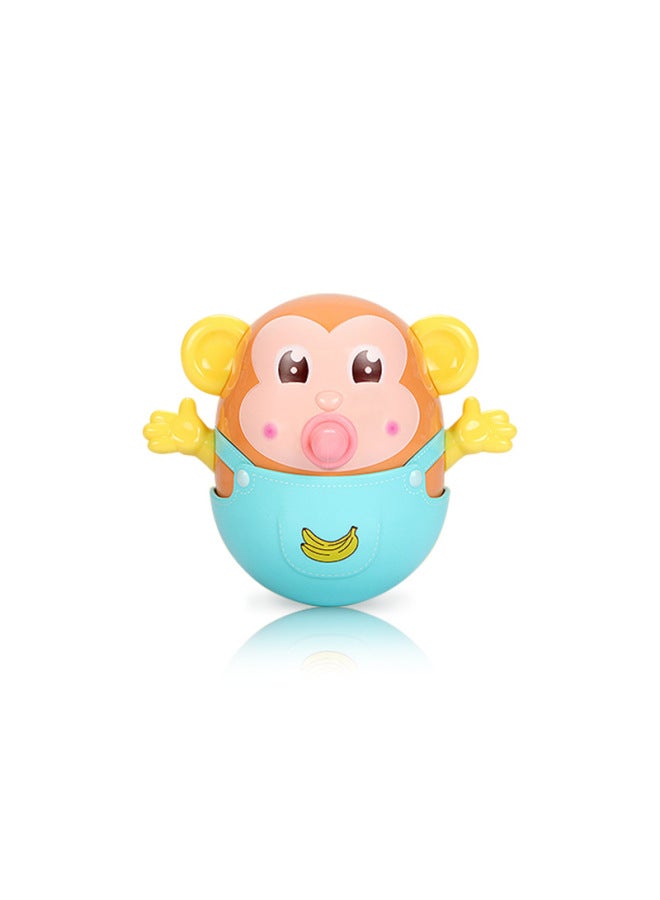 Newborn Baby Tumbler Toy 0-1 Year Old Baby Puzzle Early Education Grasp Can Be Grit 3-6 Months Baby Comfort-color:No Monkey Pink  - Image 5