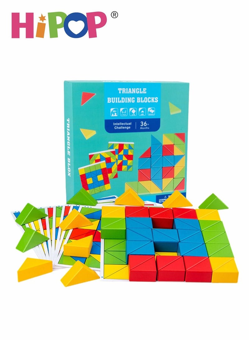 HIPOP Educational Wooden Toys For Kids,Parent Child Interactive Games,Memory And Concentration Training,Educational Puzzle Building Blocks - Image 1