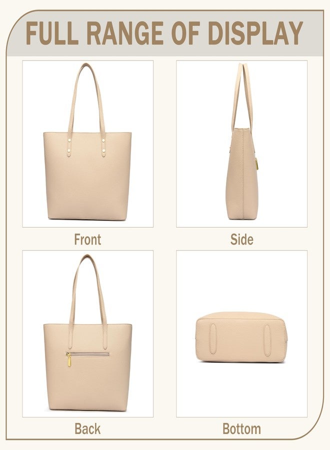 FSD.WG FSD. WG Leather Purses and Handbags for Women Tote Shoulder Bag Satchel Handbag with Top Handles - Image 3
