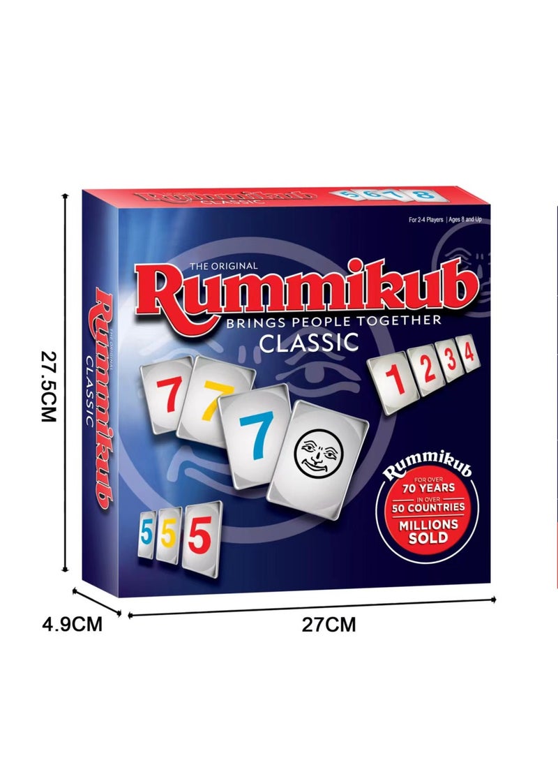 Rummikub - Rummikub Four Player Edition The Classic Rummy Tile Game More Tiles And More Players For More Fun Blue - Image 1